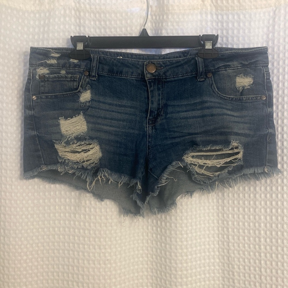 Denim shorts